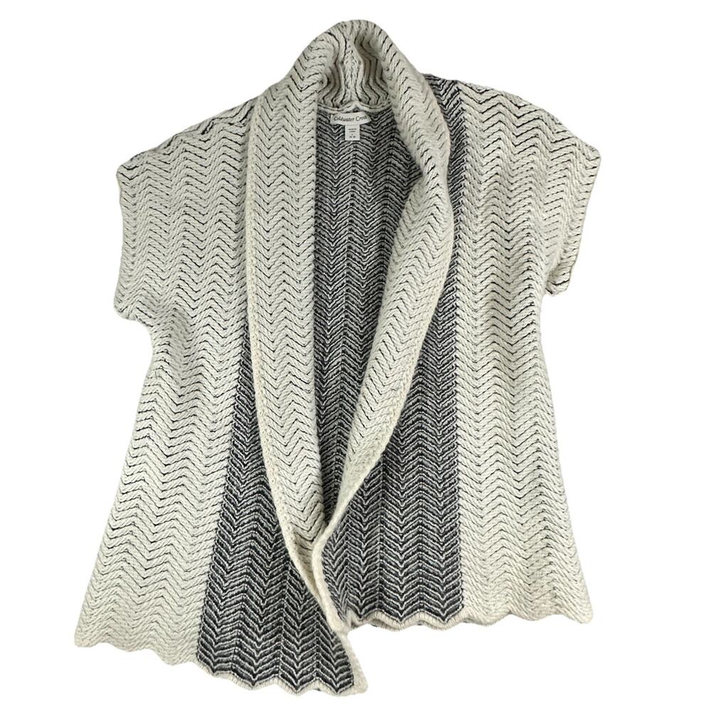 Coldwater Creek Wool Old Money Chunky Knit Cardigan Women’s Size Large